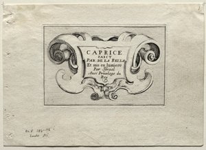 Caprichos: Página de título