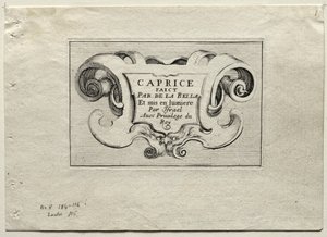 Caprichos: Página de título