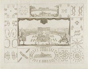 Carrusel para Fernando II, duque de Toscana de Stefano della Bella
