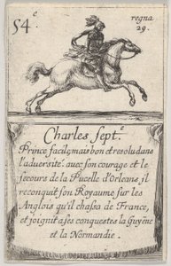 Carlos Sept.-e Príncipe fácil..., del Juego de los Reyes de Francia