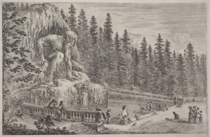 Estatua colosal de los Apeninos de Stefano della Bella