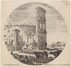 Coliseo, 1646 de Stefano della Bella