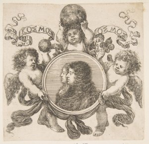 Cosimo de Medici, Príncipe de Toscana, y su esposa, Marguerite Louise d
