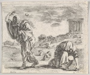 Deucalión y Pirra, del Juego de la Mitología