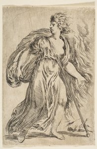 Dido suicidándose, ca. 1660 de Stefano della Bella