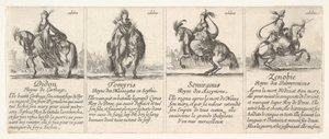 Didon, Tomyris, Semiramis y Zenobia, de 