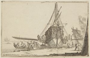 Embarque (Figuras diversas) de Stefano della Bella