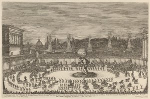 Entrada del Príncipe de Toscana, 1661 de Stefano della Bella