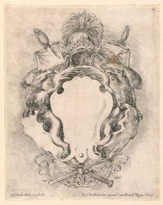 Escudo, No. 4 de "Raccolta di varii cappriccii et nove inventioni di cartelle et ornamenti"
