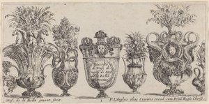 Jarrones fantásticos de Stefano della Bella