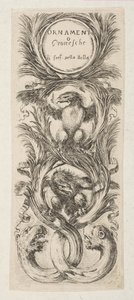 Frontispicio: Ornamenti o Grottesche, ca. 1653 de Stefano della Bella