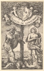 Frontispicio para La caída de Longobardi, poemas de Sigismond B.