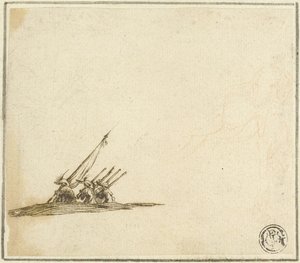Grupo de soldados de infantería de Stefano della Bella