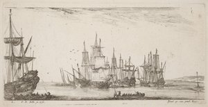 Grupo de barcos de Stefano della Bella