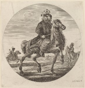 Caballero húngaro de Stefano della Bella