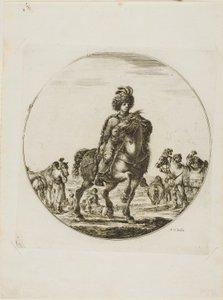 Jinete húngaro de Stefano della Bella