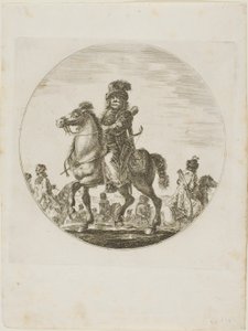 Jinete húngaro de Stefano della Bella