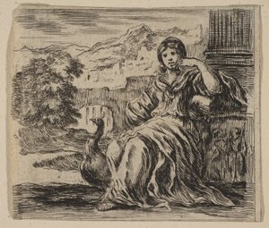 Juno, del Juego de la Mitología de Stefano della Bella