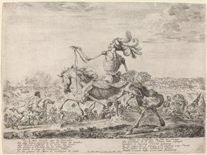 La Muerte en un campo de batalla, 1648 de Stefano della Bella