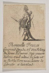 Nueva Francia, 1644 de Stefano della Bella