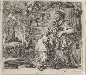 Plutón, del Juego de Mitología, 1644 de Stefano della Bella