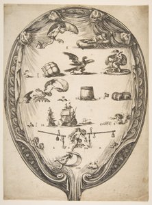 Pantalla con Rebus de la Fortuna, ca. 1639 de Stefano della Bella
