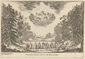 Segunda escena Selva de Diana de Stefano della Bella