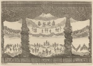 Sesta Scena di Tutto Cielo, 1637 de Stefano della Bella