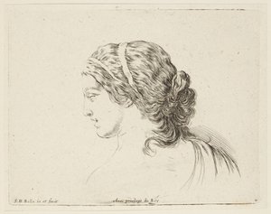 Estudio (I principii del disegno, 11) de Stefano della Bella