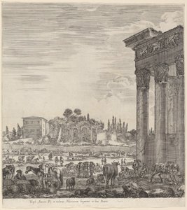 Templo de Antonino y el Campo Vaccino