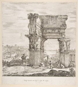 El Templo de Vespasiano y el Foro Romano