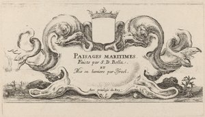 Página de título para "Paysages maritimes"