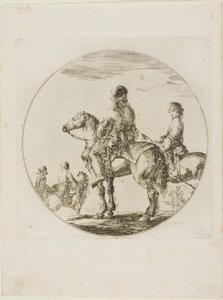Dos jinetes polacos de Stefano della Bella