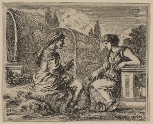 Vertumno y Pomona, de Juego de Mitología, 1644