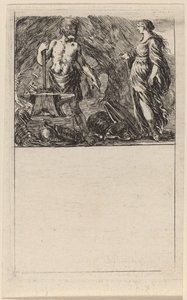 Vulcano y Tetis de Stefano della Bella