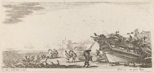 Puerto Ventoso, 1644 de Stefano della Bella
