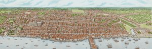 Londres jacobeo (adulto), c.1603-1625 (tinta y acuarela) de Stephen Conlin