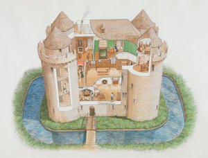 Castillo de Nunney, Somerset, 2006 de Stephen Conlin