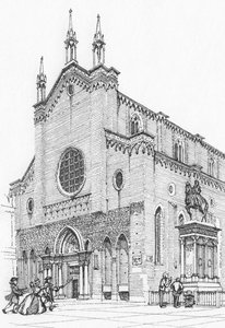 Iglesia de los Santos Zanipolo, Venecia de Stephen Conlin