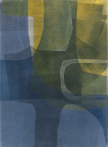 Arches Sun  Sea II, 2015 (monocopia sobre papel) de Stephen Dow