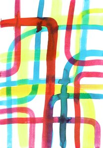 Intersección, 2016 (tinta sobre papel)