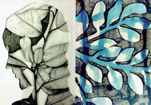 La Foret X, 2017 (collage) de Stephen Dow