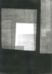 Nocturnus III, 2015 (monocopia sobre papel) de Stephen Dow