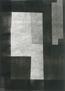 Nocturnus V, 2015 (monocopia sobre papel) de Stephen Dow
