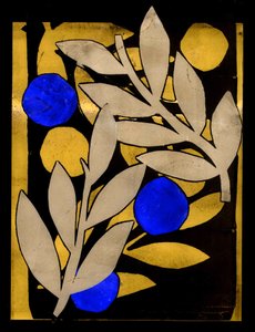 Sicilia IV oscuro, 2017 (digital a partir de collagraph) de Stephen Dow