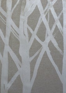 Árbol I, 2016 (cera sobre tela) de Stephen Dow