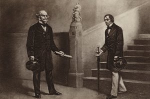 Gladstone y Disraeli, Beaconsfield (fotograbado) de Stephen James (after) Ferris