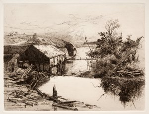Molinos en Mispek, N.B., 1884