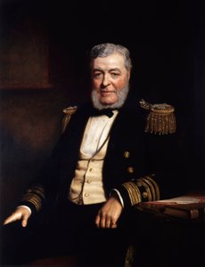 Almirante John Lort Stokes (1812-1885), c.1879 (óleo sobre lienzo) de Stephen Pearce