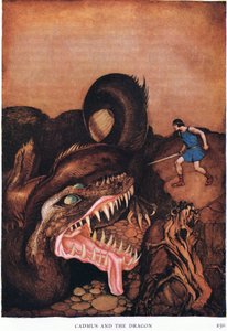 Cadmus y el dragón de Stephen Reid